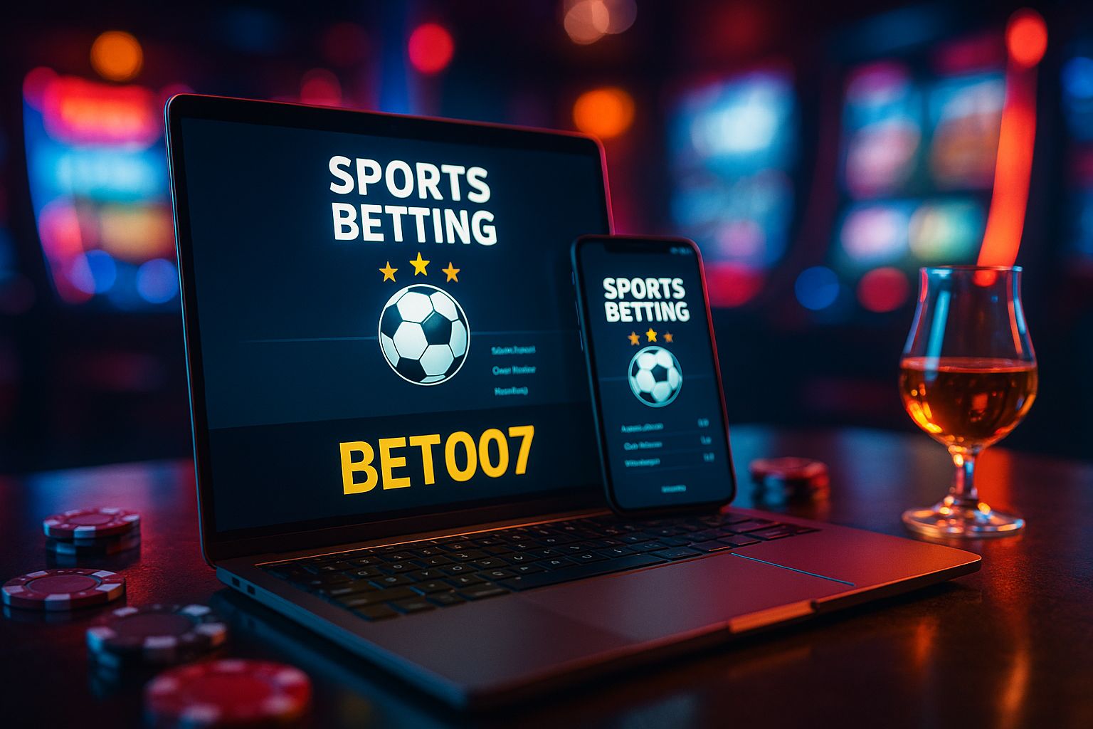Aposte em apostas esportivas no cassino online BET007