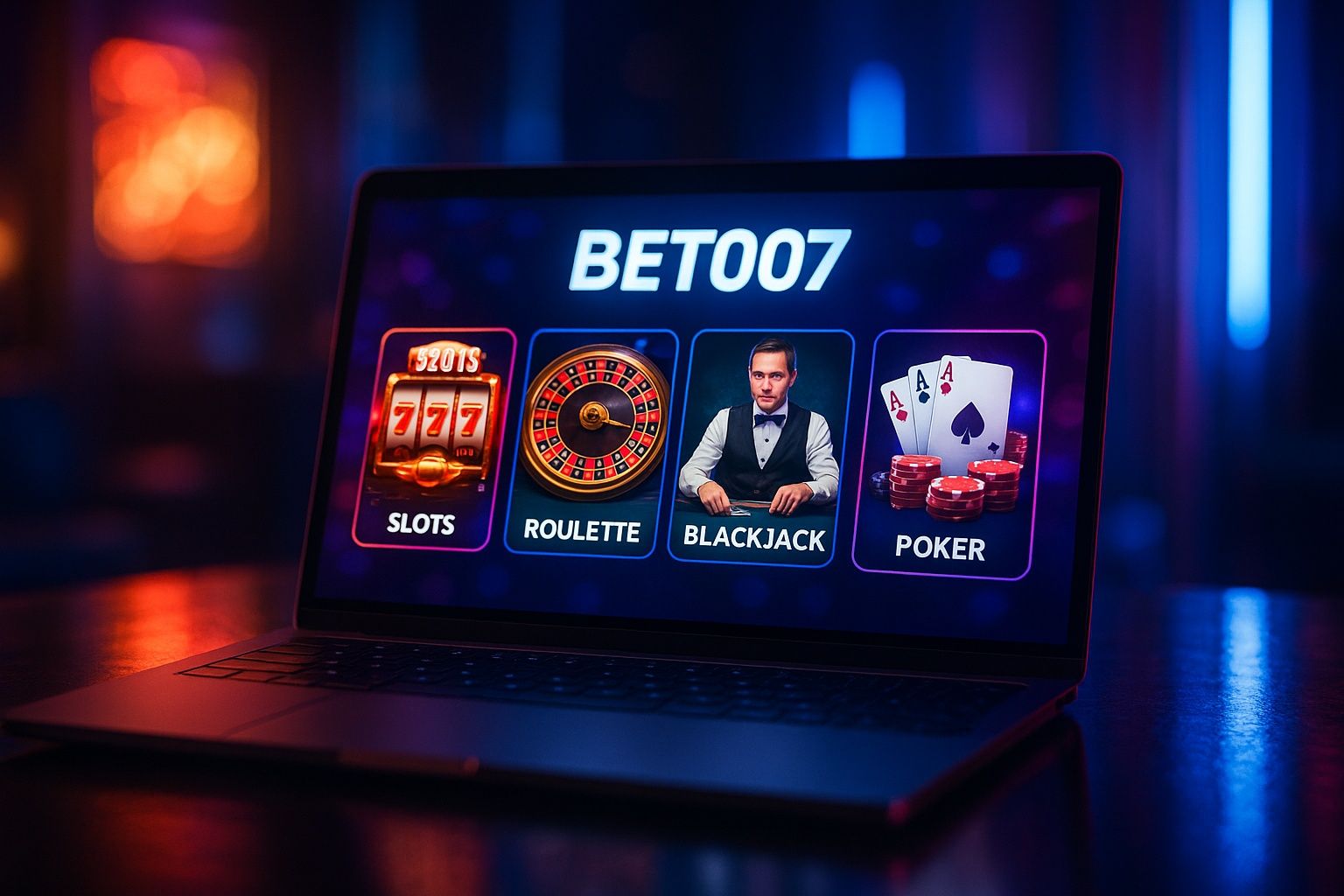 Jogos de cassino online BET007