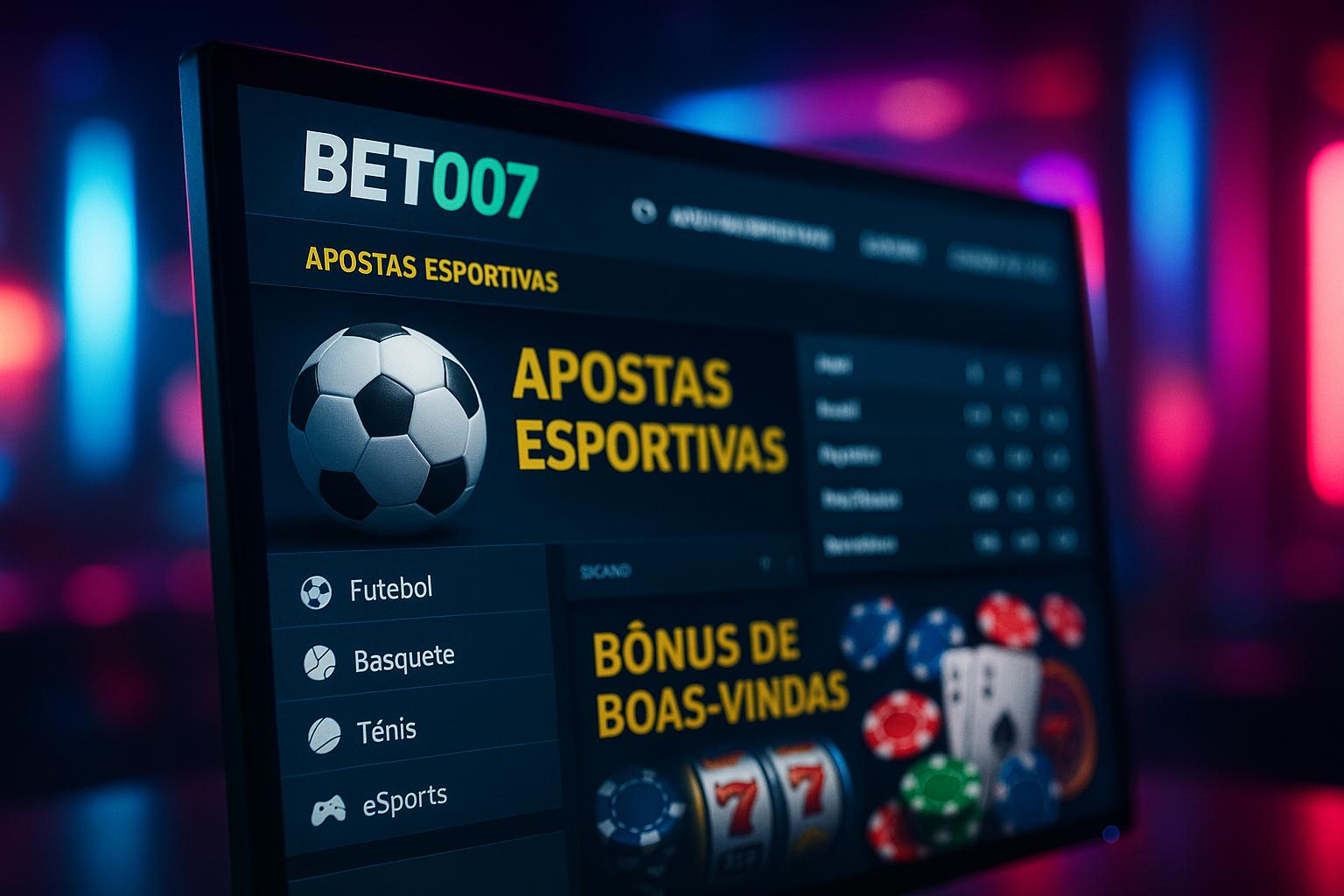 Apostas esportivas no cassino online BET007